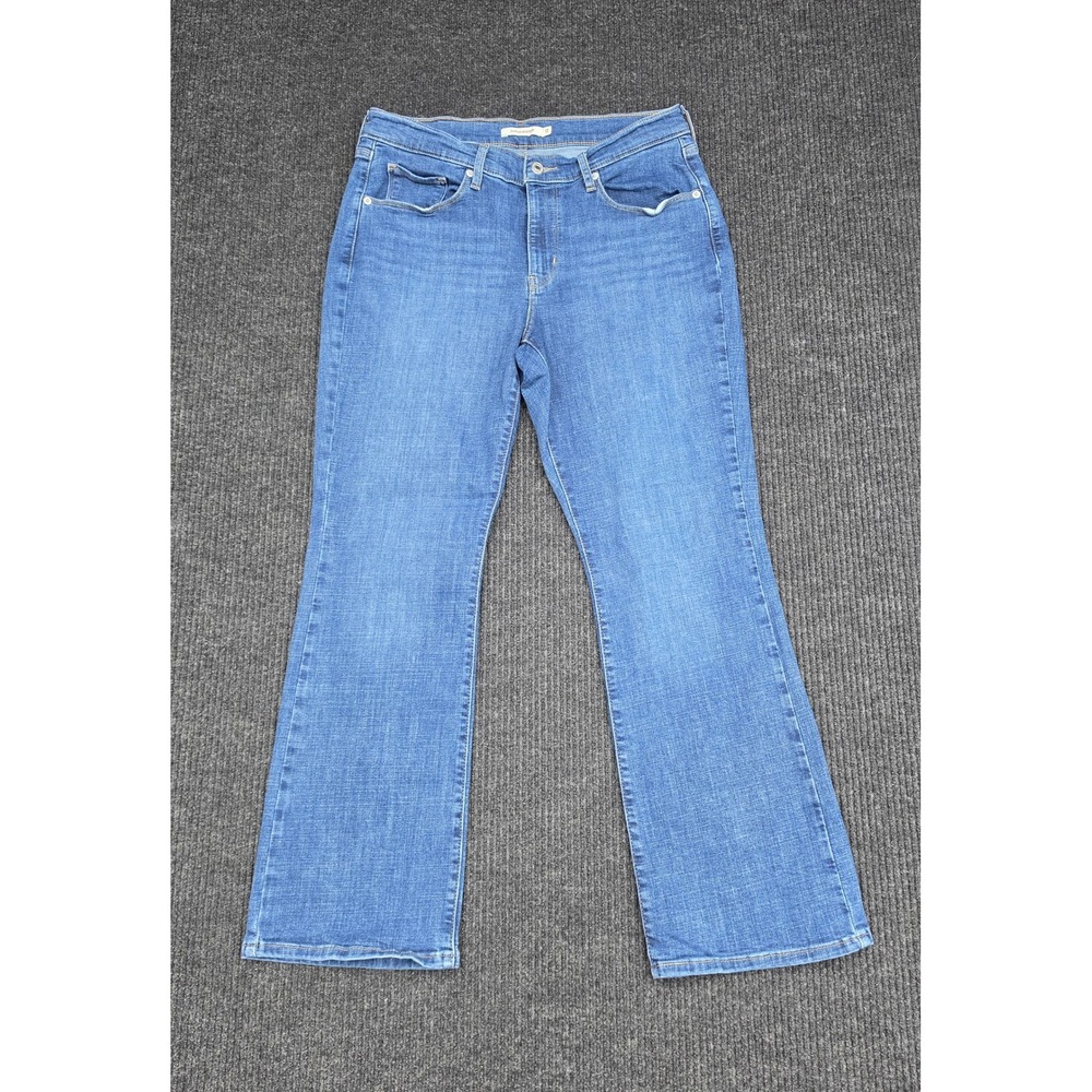 Levis Classic Bootcut Jeans Womens 12S W31 L30 Medium Wash Blue Denim 39252-0028